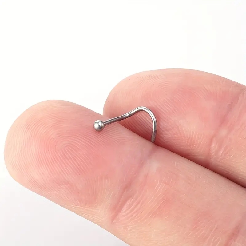 ステンレス鋼の鼻と骨のネジ,ピアス,ジュエリー,卸売り,10 - Body Jewelry Nose Studs のレビューと価格