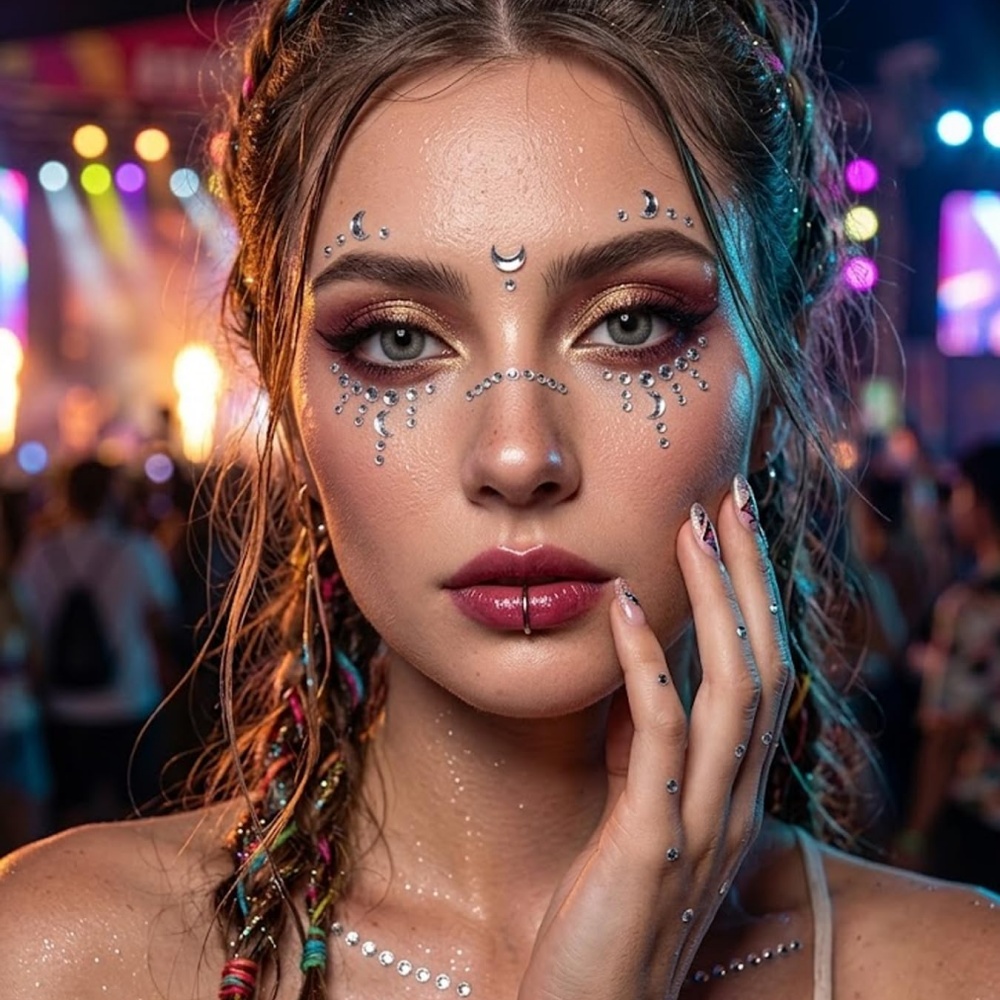 偽穿孔ボール貼り鼻釘偽眉毛唇カフメデューサリップ釘粘着星面宝 - Body Jewelry Piercing のレビューと価格