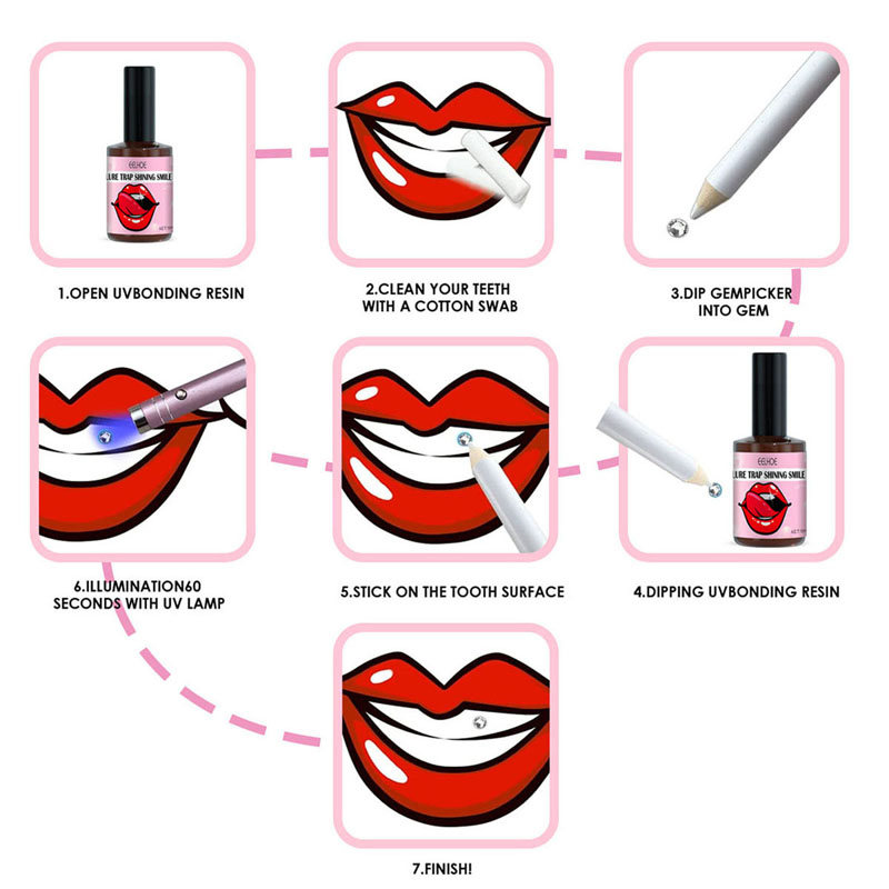 歯用宝石セット パーティー用歯用ダイヤモンドジュエリー接着剤 - Body Jewelry Glue のレビューと価格