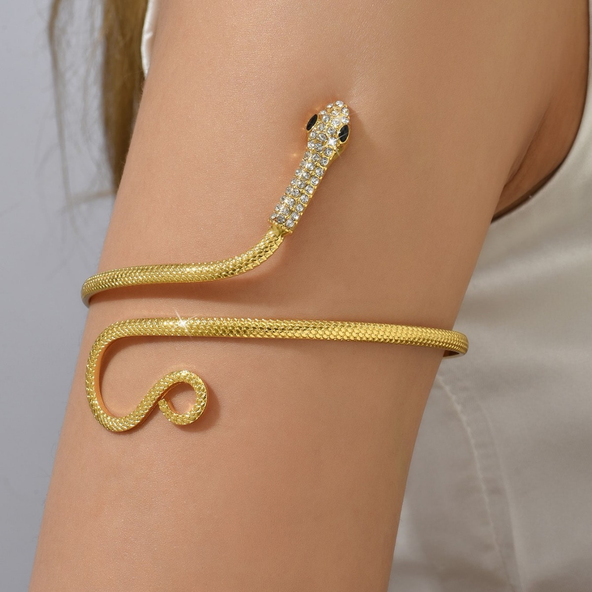 パンク スタイル オーバーサイズ スネーク カッパー アーム - Body Jewelry High End のレビューと価格