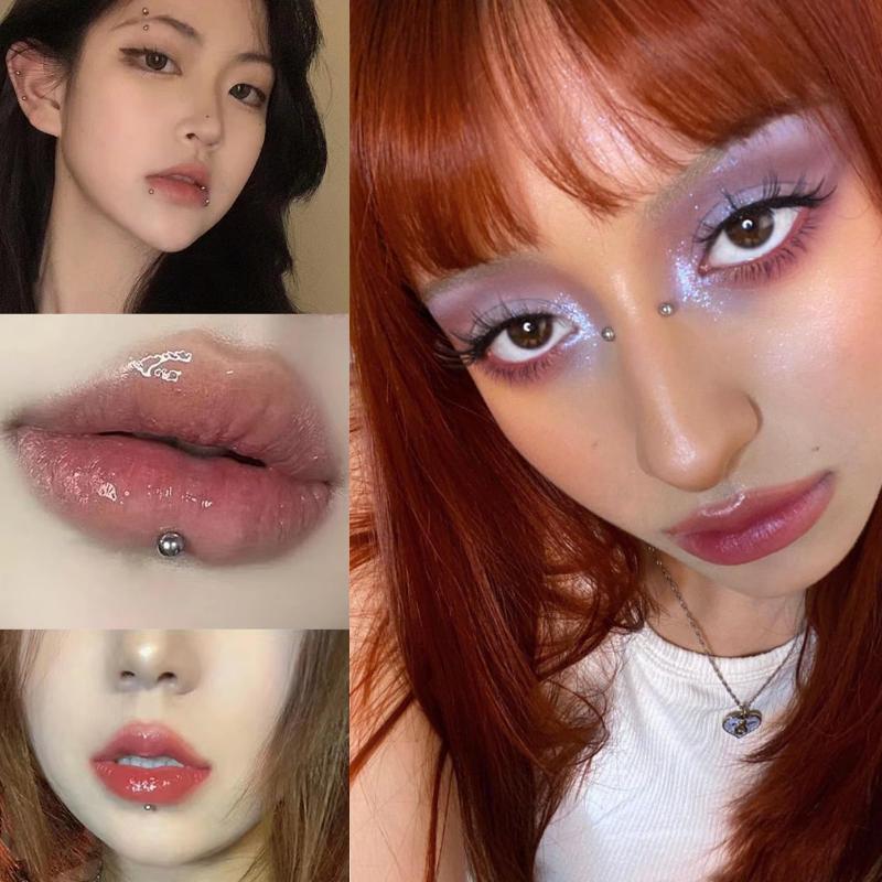 321 個非ピアスリップスタッドステッカー自己粘着防水再利用 - Body Jewelry Piercing のレビューと価格