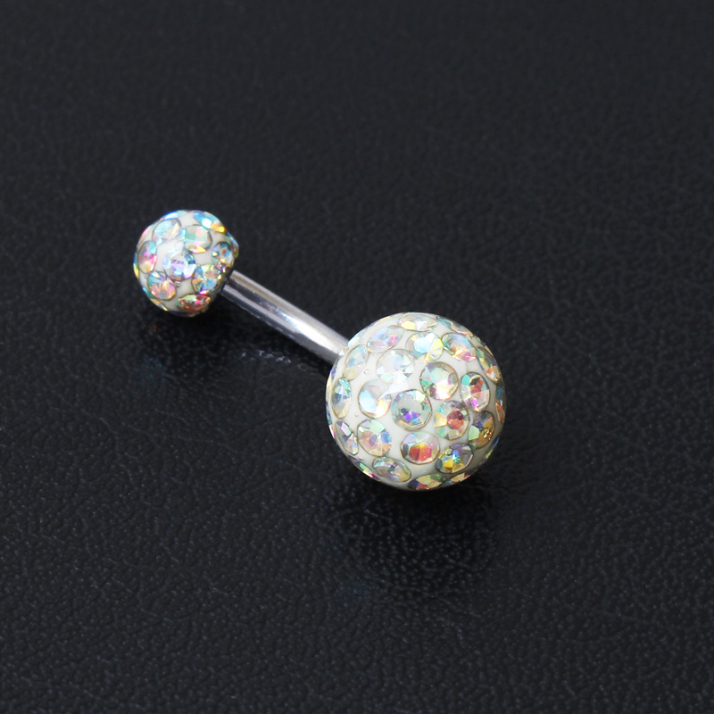 へそピアス シンプルボール クラシックへそピアス 粘着剤でコ - Body Jewelry Glue のレビューと価格