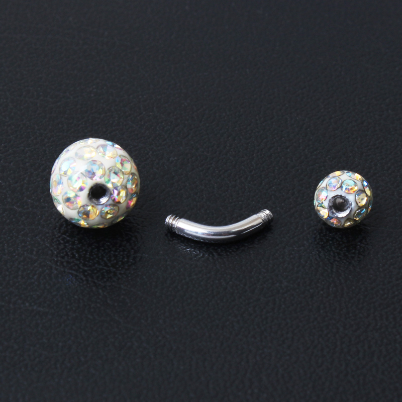 へそピアス シンプルボール クラシックへそピアス 粘着剤でコ - Body Jewelry Glue のレビューと価格
