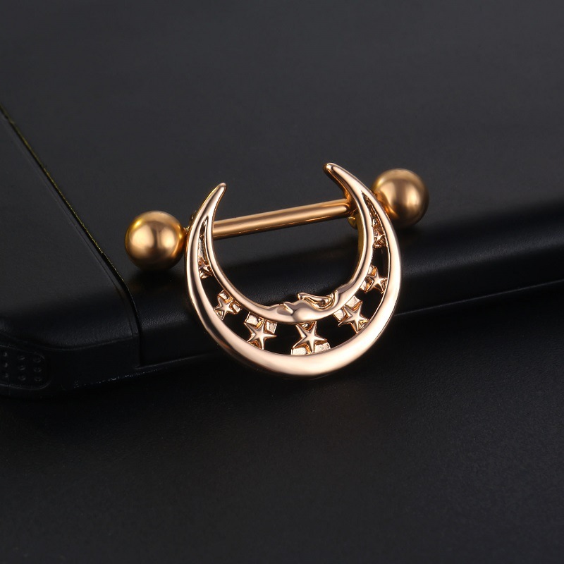 セクシーな乳首リングステンレス鋼ジルコン U 字型バーベル乳 - Body Jewelry Nipple Rings のレビューと価格