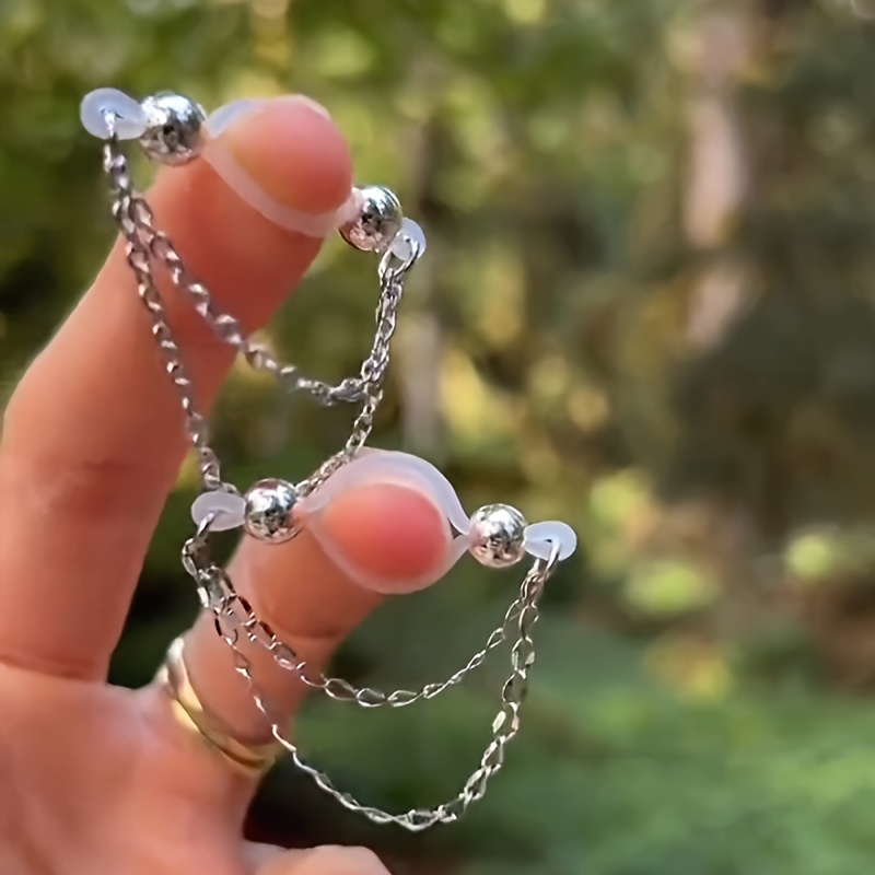 調節可能なフェイクニップルリング 1 組 - 輝くアクセント - Body Jewelry Nipple Rings のレビューと価格