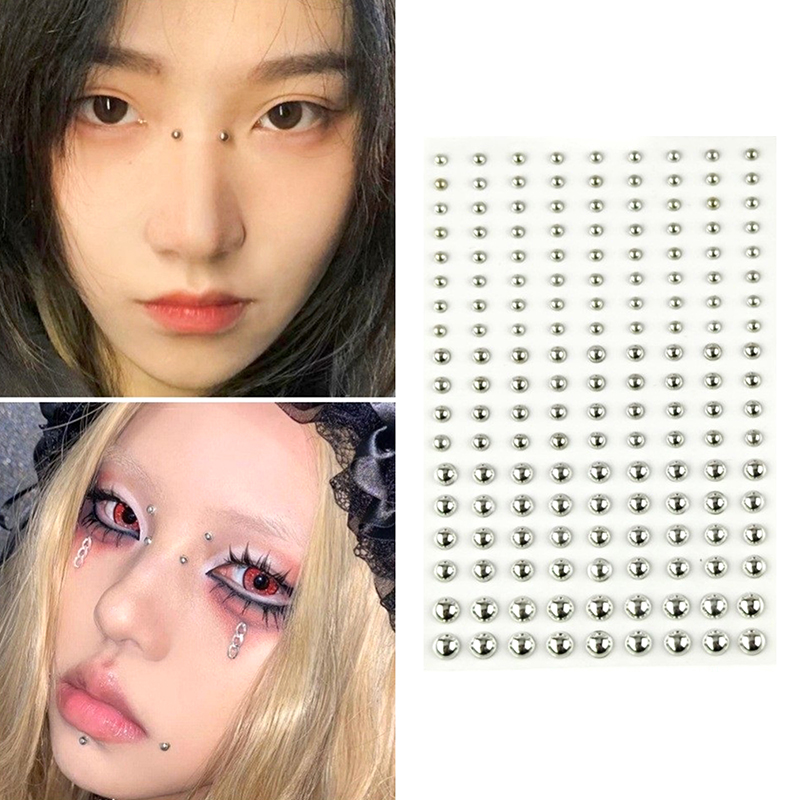 ダイヤモンドステッカー偽鼻ピアス自己粘着ラインストーン非ピア - Body Jewelry Piercing のレビューと価格
