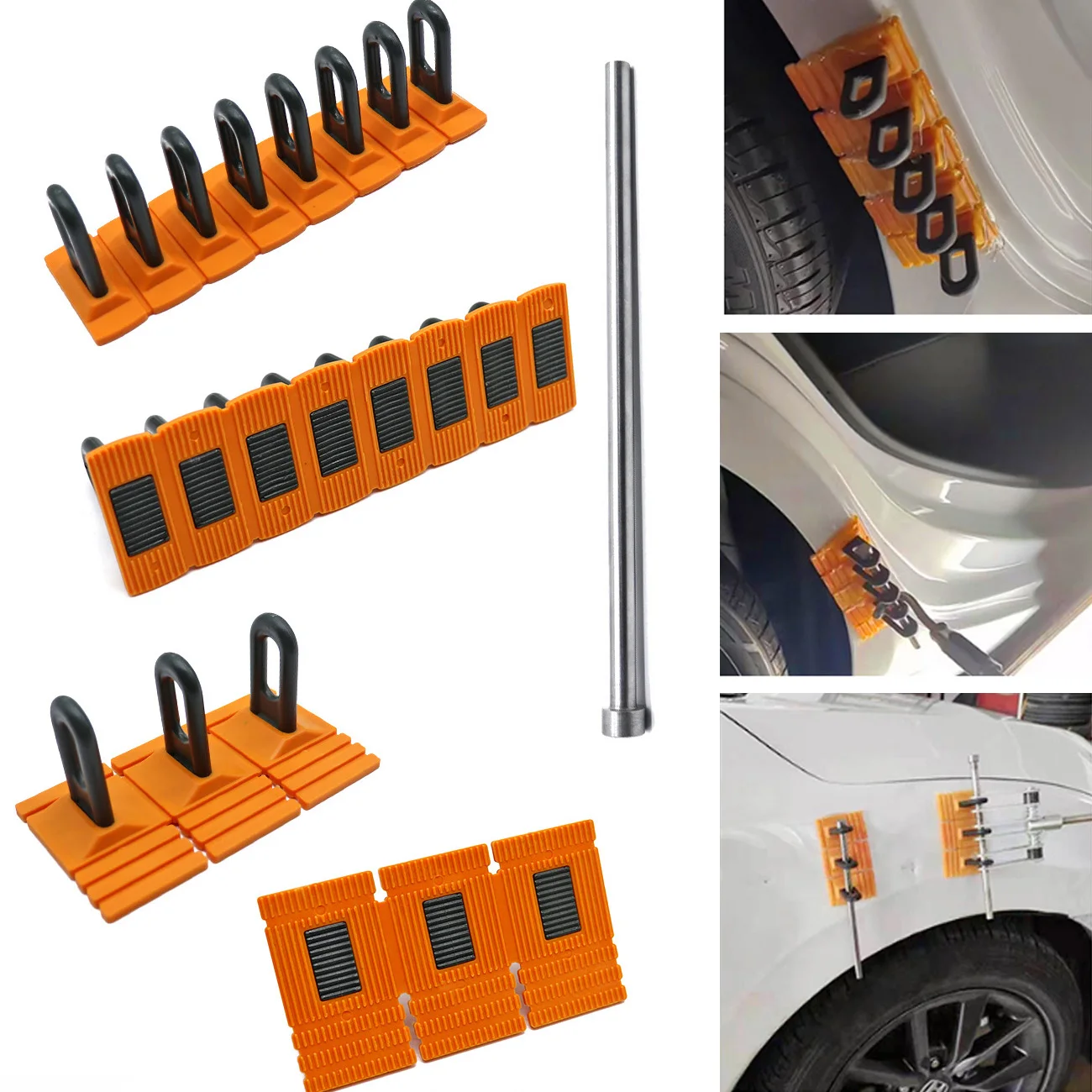 車のデントリペアヘビーデューティペイントレス強力なデントプー - Body Jewelry Glue のレビューと価格